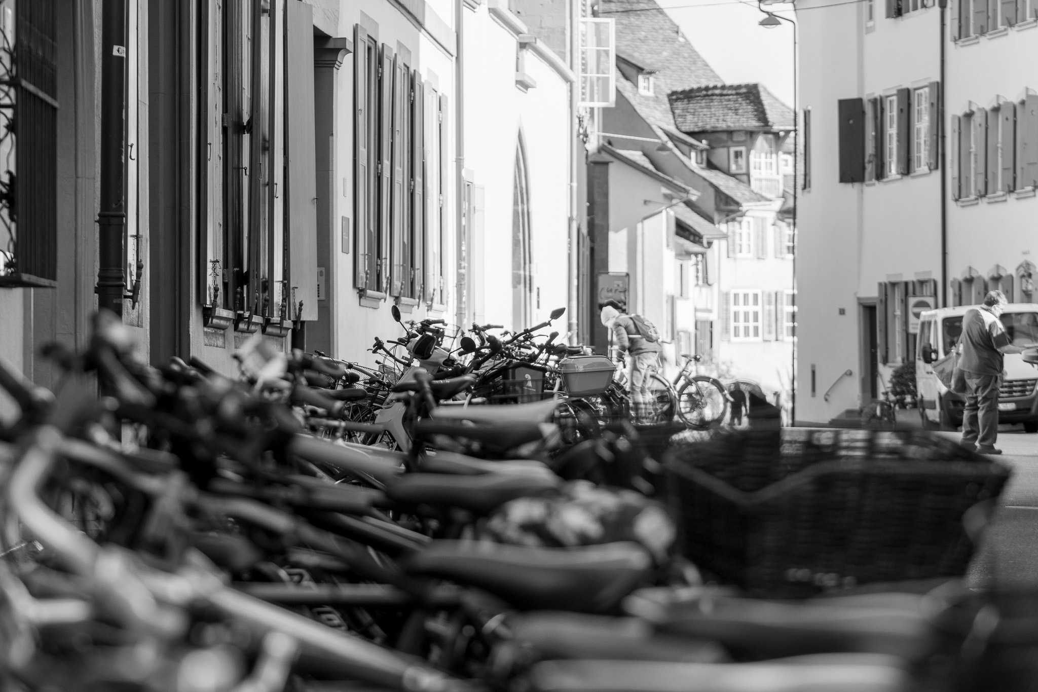 Seriously, lotta bikes